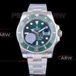 JF Factory Swiss 2824 Rolex Submariner Date 40mm Watches - Steel Case Green Face